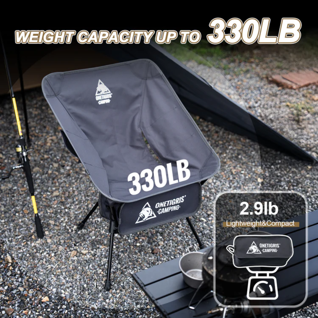 OneTigris Tigerblade Camping Chair 05 - Grey