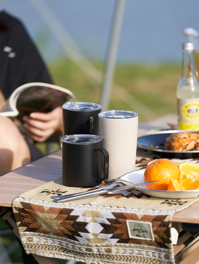 Mobi Garden Insulation Mug 350ML - Black-Goritta Works Sdn. Bhd. 202501017603 (1619017-X)