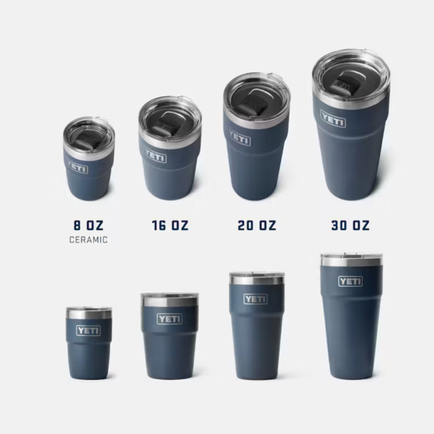 YETI Rambler 16 oz Stackable Cup with MagSlider™ Lid - Black