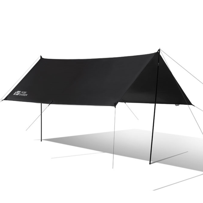 Mobi Garden 410 Black Coating Tarp - Black