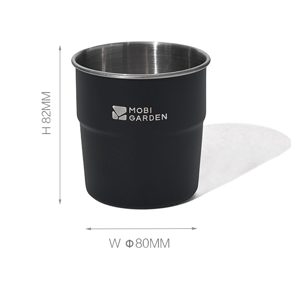 Mobi Garden Shuo Yan Stainless Steel Water Cup C1 - Black-Goritta Works Sdn. Bhd. 202501017603 (1619017-X)