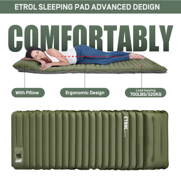 Etrol Fugu Air Sleeping Pad - Blue-Goritta Works Sdn. Bhd. 202501017603 (1619017-X)