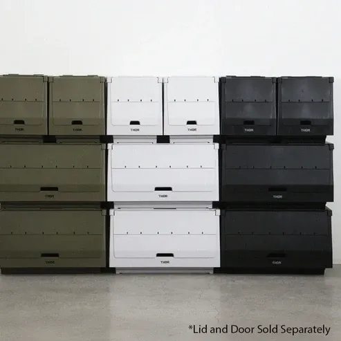 THOR Stacking Shelf Container 50L - Light Gray