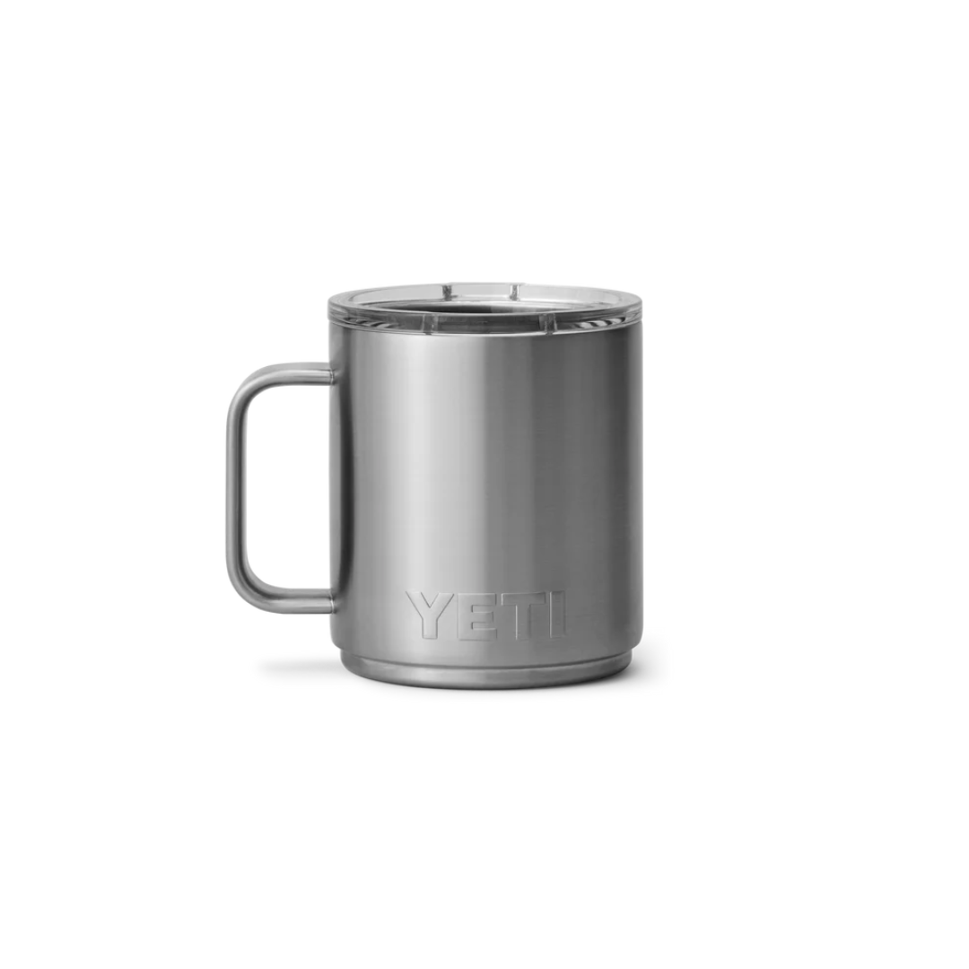 YETI Rambler 10 oz Stackable Mug with DuraSip™ Ceramic Lining - Stainless Steel