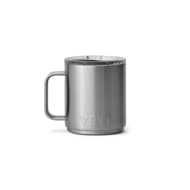 YETI Rambler 10 oz Stackable Mug with DuraSip™ Ceramic Lining - Stainless Steel