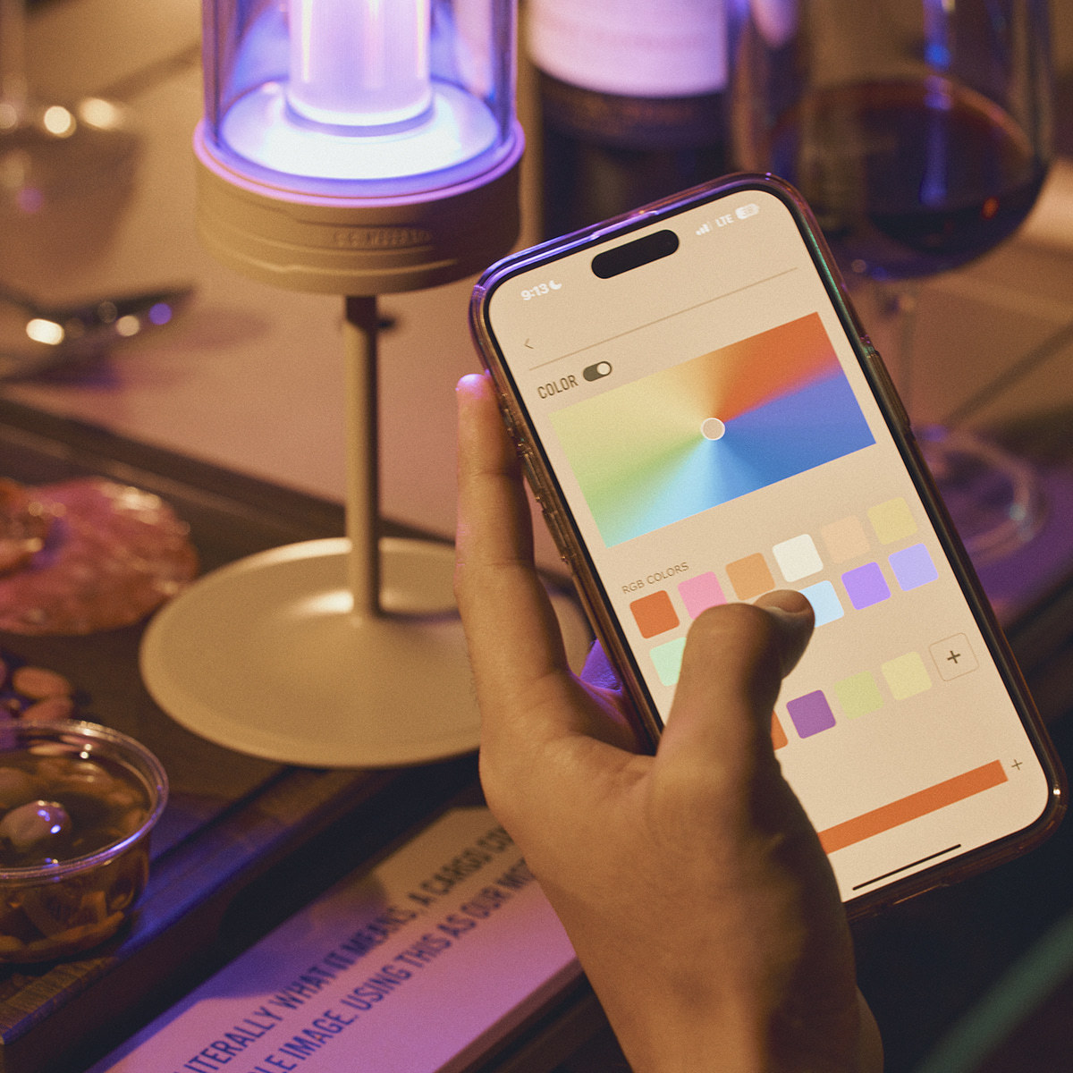 Cargo Container Mood Light with RGB Color - Black 