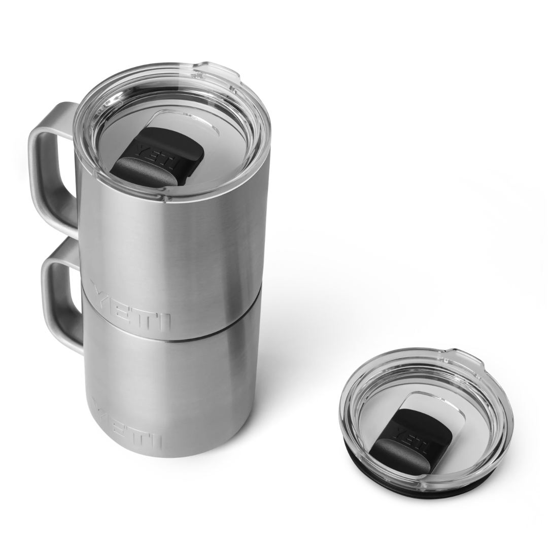 YETI Rambler 10 oz Stackable Mug with DuraSip™ Ceramic Lining - Stainless Steel