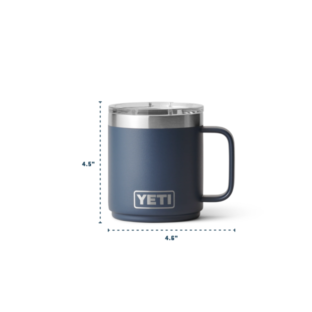 YETI Rambler 10 oz Stackable Mug with DuraSip™ Ceramic Lining - Black