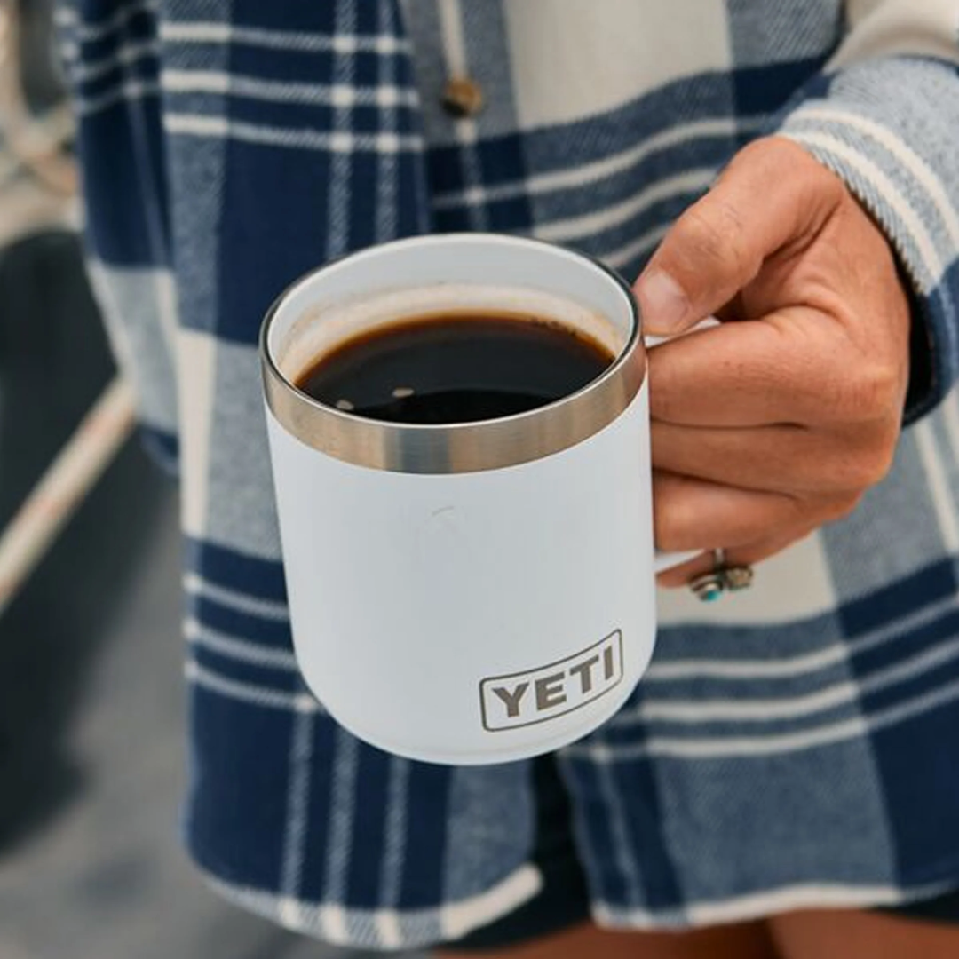 YETI Rambler 10 oz Stackable Mug with DuraSip™ Ceramic Lining - Black