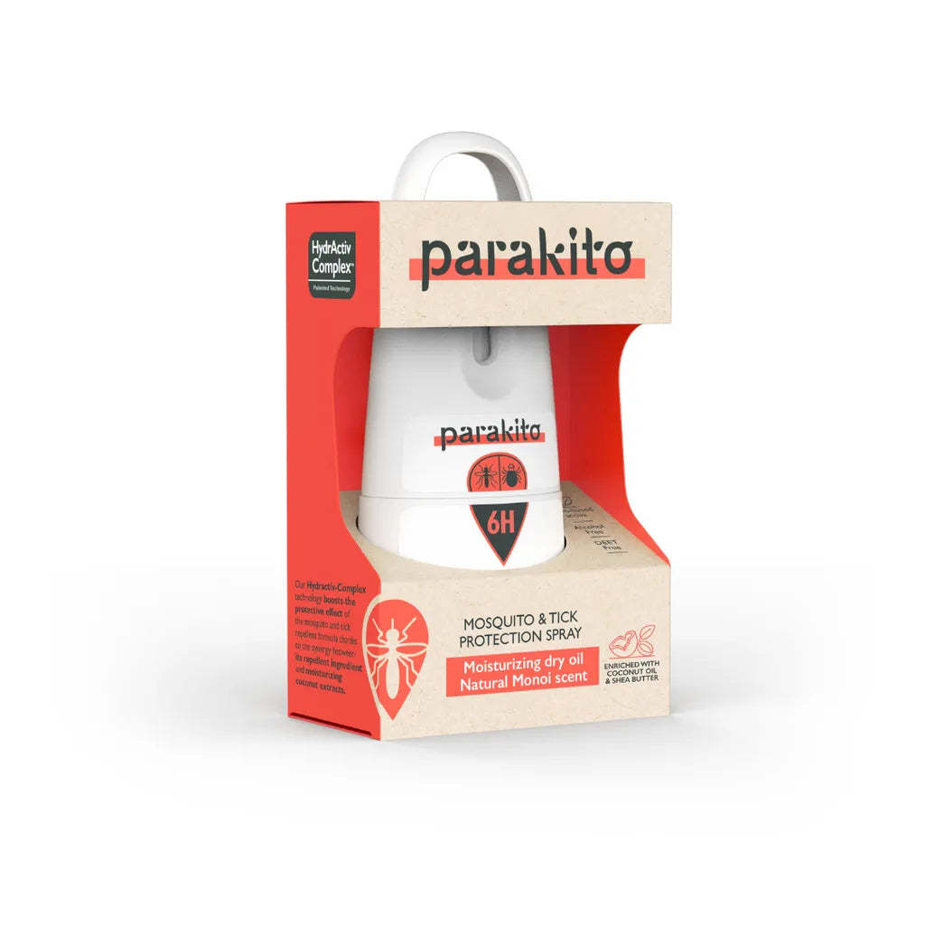 PARA’KITO® Mosquito & Tick Protection Spray - Moisturizing Dry Oil 75ml-Goritta Works Sdn. Bhd. 202501017603 (1619017-X)
