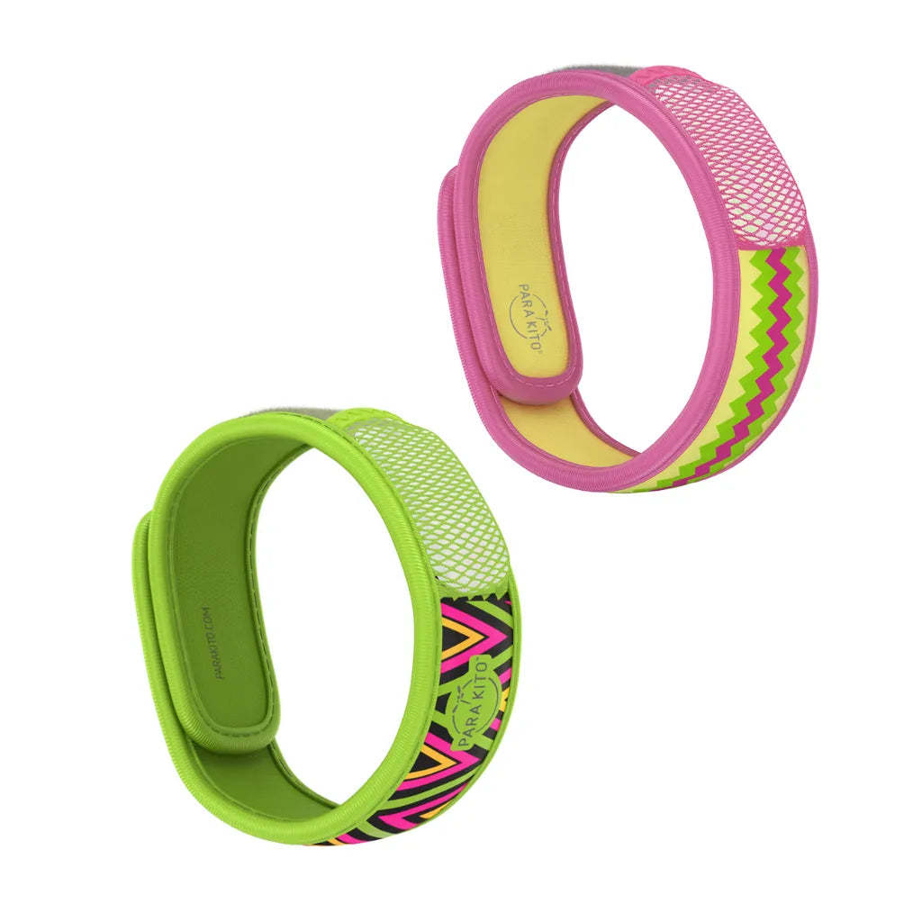 PARA’KITO® Mosquito Repellent Adult Double Wristband - Green Inka / Pink Inka-Goritta Works Sdn. Bhd. 202501017603 (1619017-X)
