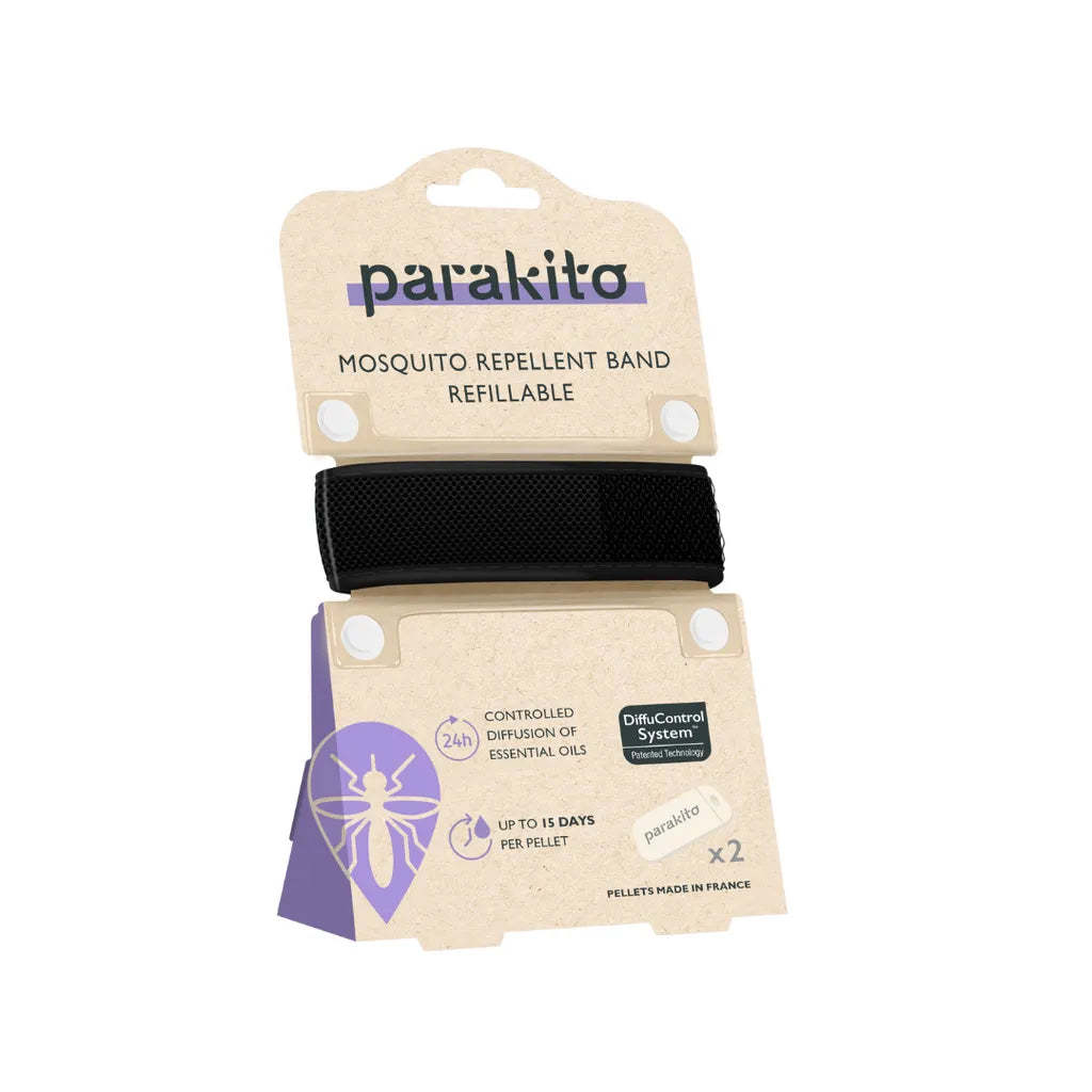 PARA’KITO® Mosquito Repellent Adult Wristband - Black-Goritta Works Sdn. Bhd. 202501017603 (1619017-X)
