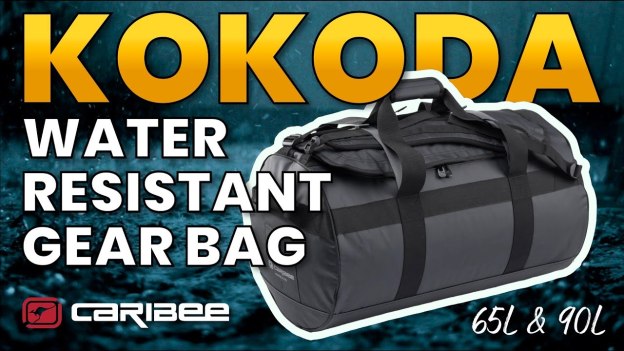 Caribee Kokoda 90L Gear Bag - Black