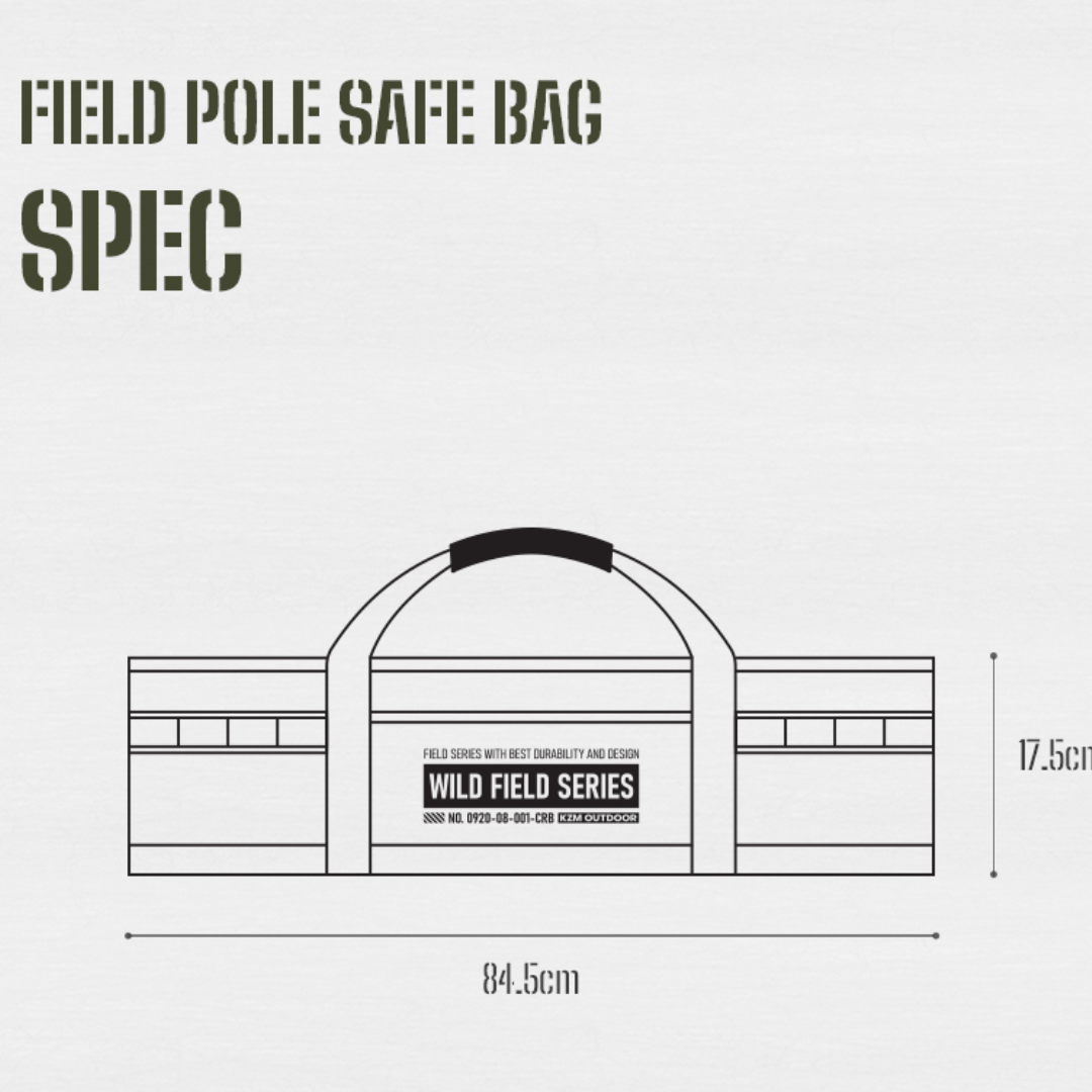 KZM Field Pole Safe Bag