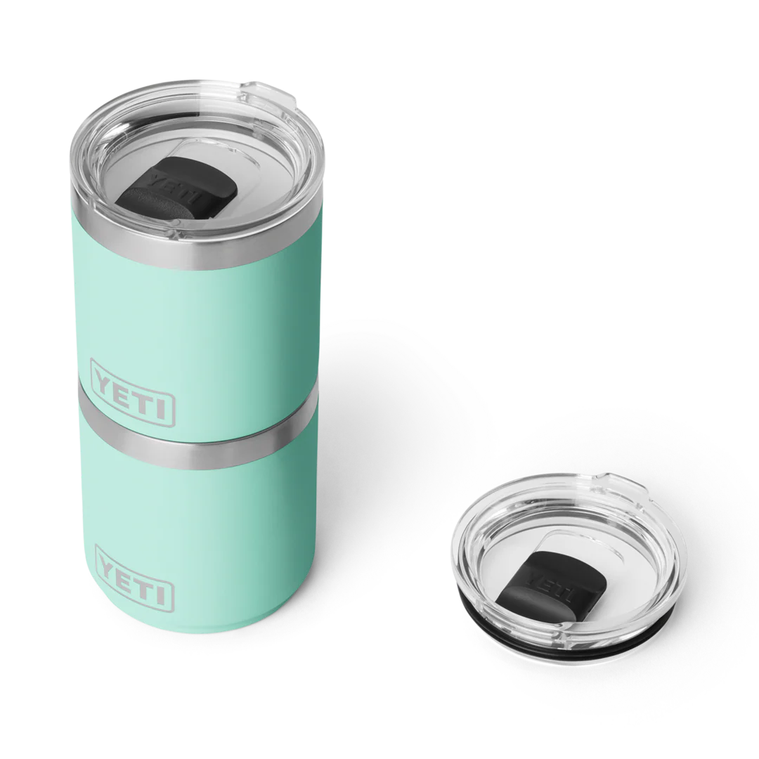 YETI Rambler 10 oz Stackable Lowball with MagSlider™ Lid - Seafoam (Ceramic Lining)