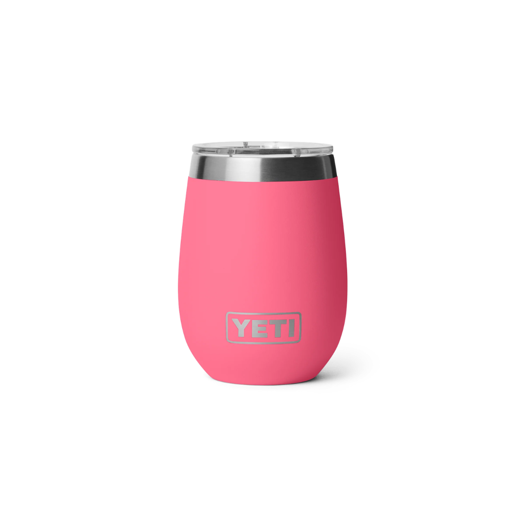 YETI Rambler 10 oz Wine Tumbler with DuraSip Ceramic Lining - Tropical Pink
