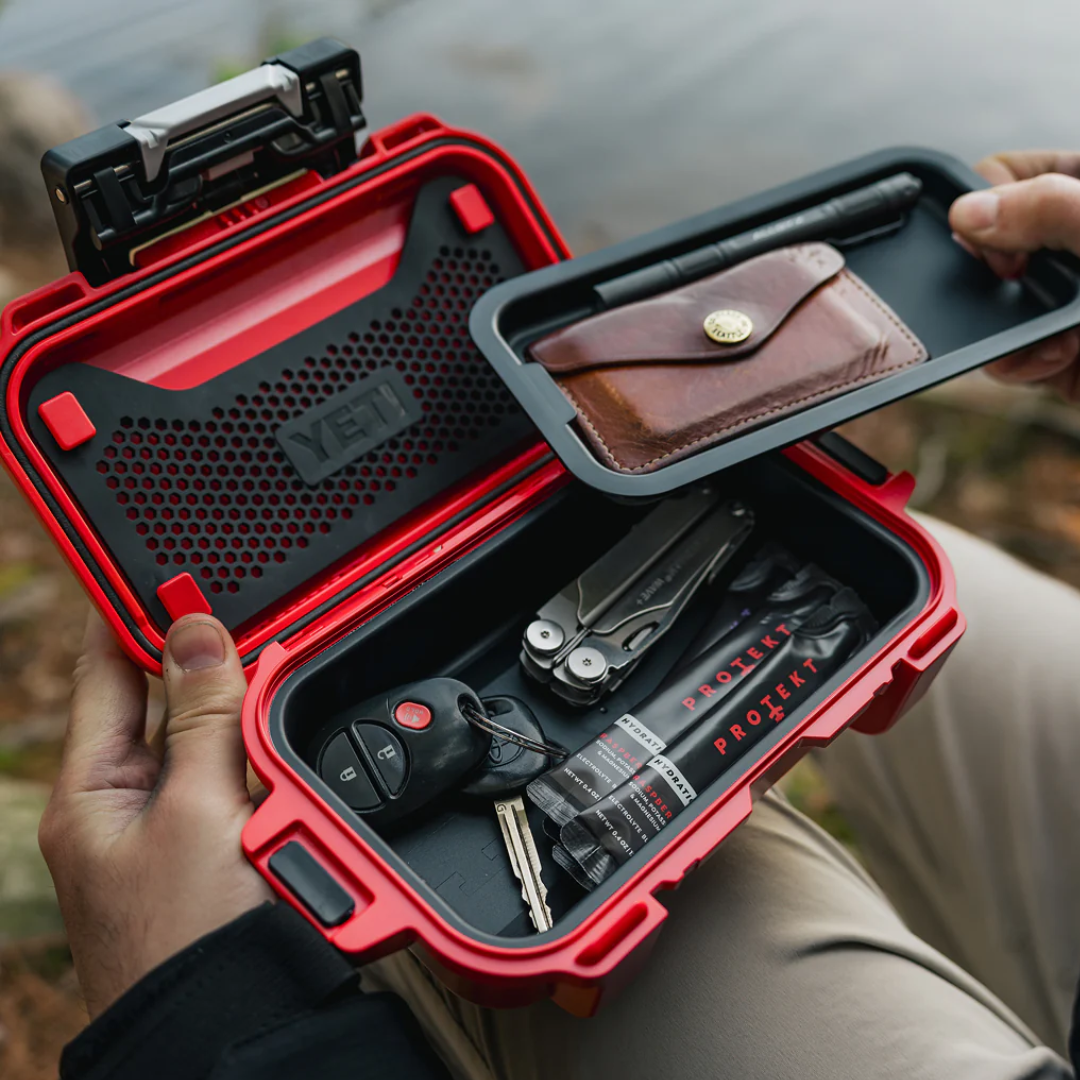 YETI LoadOut GoBox 1 Gear Case - Rescue Red