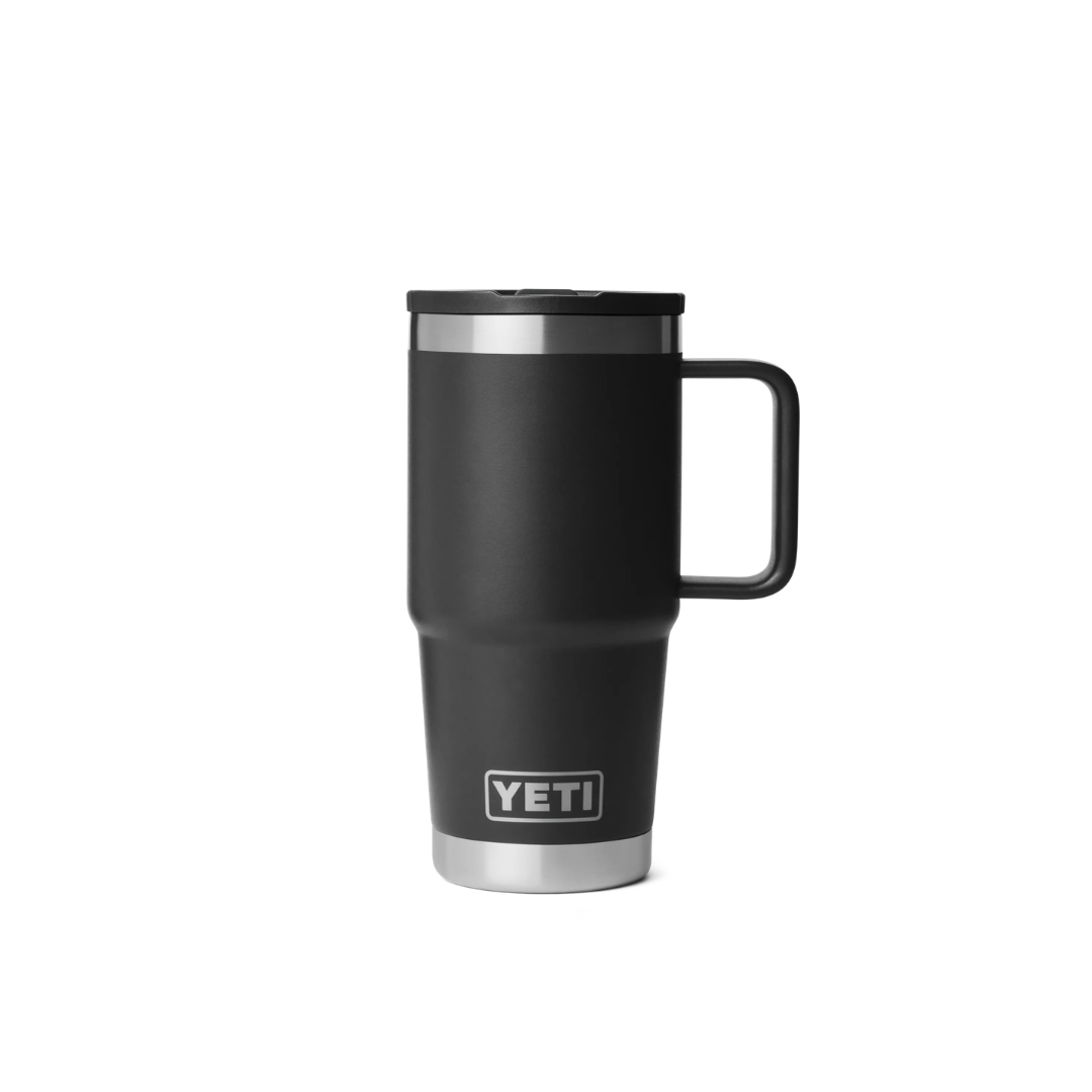 YETI Rambler 20 oz Travel Straw Mug With Color-Matched Straw Lid - Black