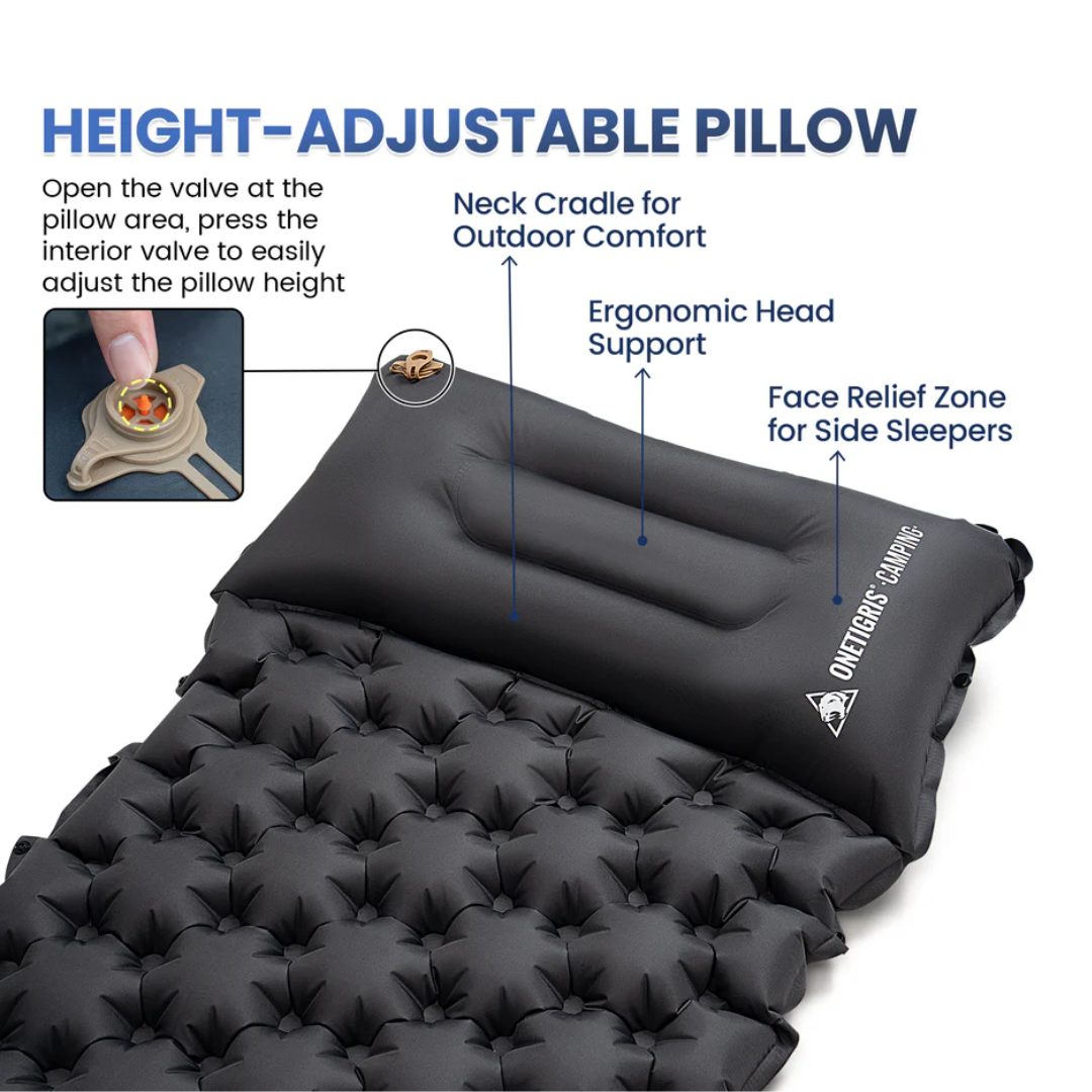 OneTigris BlackCrystal Sleeping Pad - Black