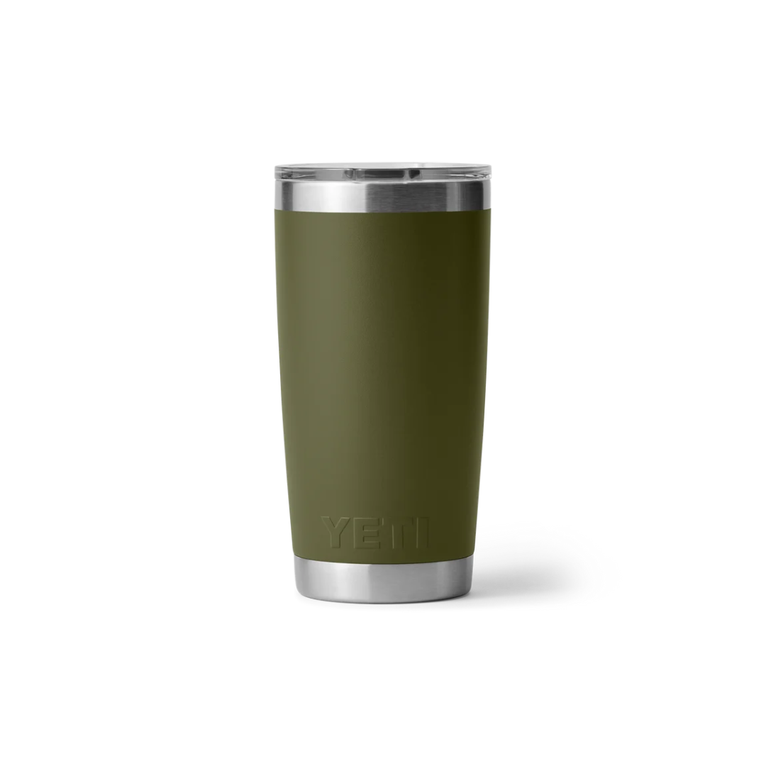 YETI Rambler 20 oz Tumbler With Magslider™ Lid - Olive/King Orange