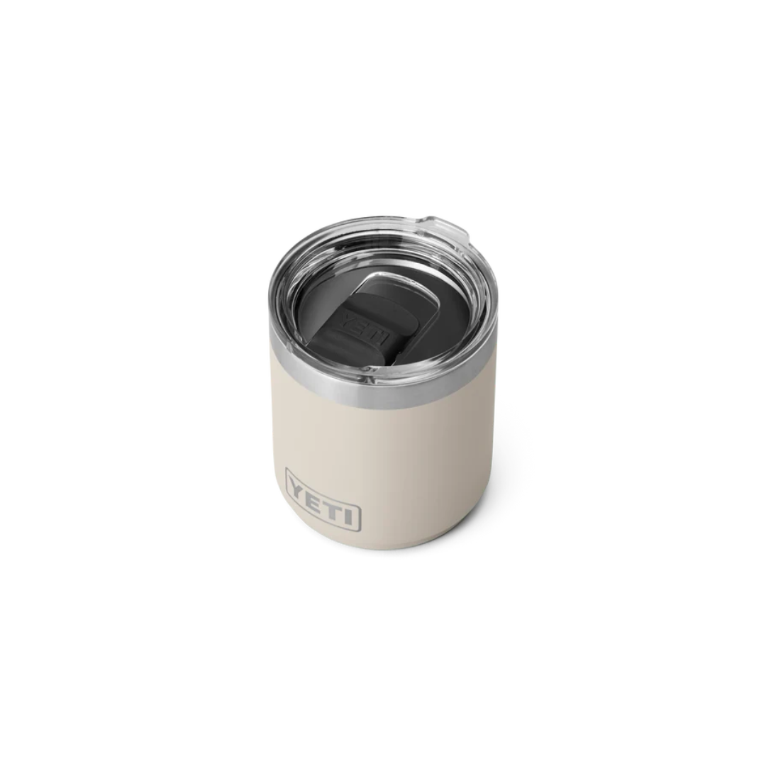 YETI Rambler 10 oz Stackable Lowball with MagSlider™ Lid - Cape Taupe (Ceramic Lining)