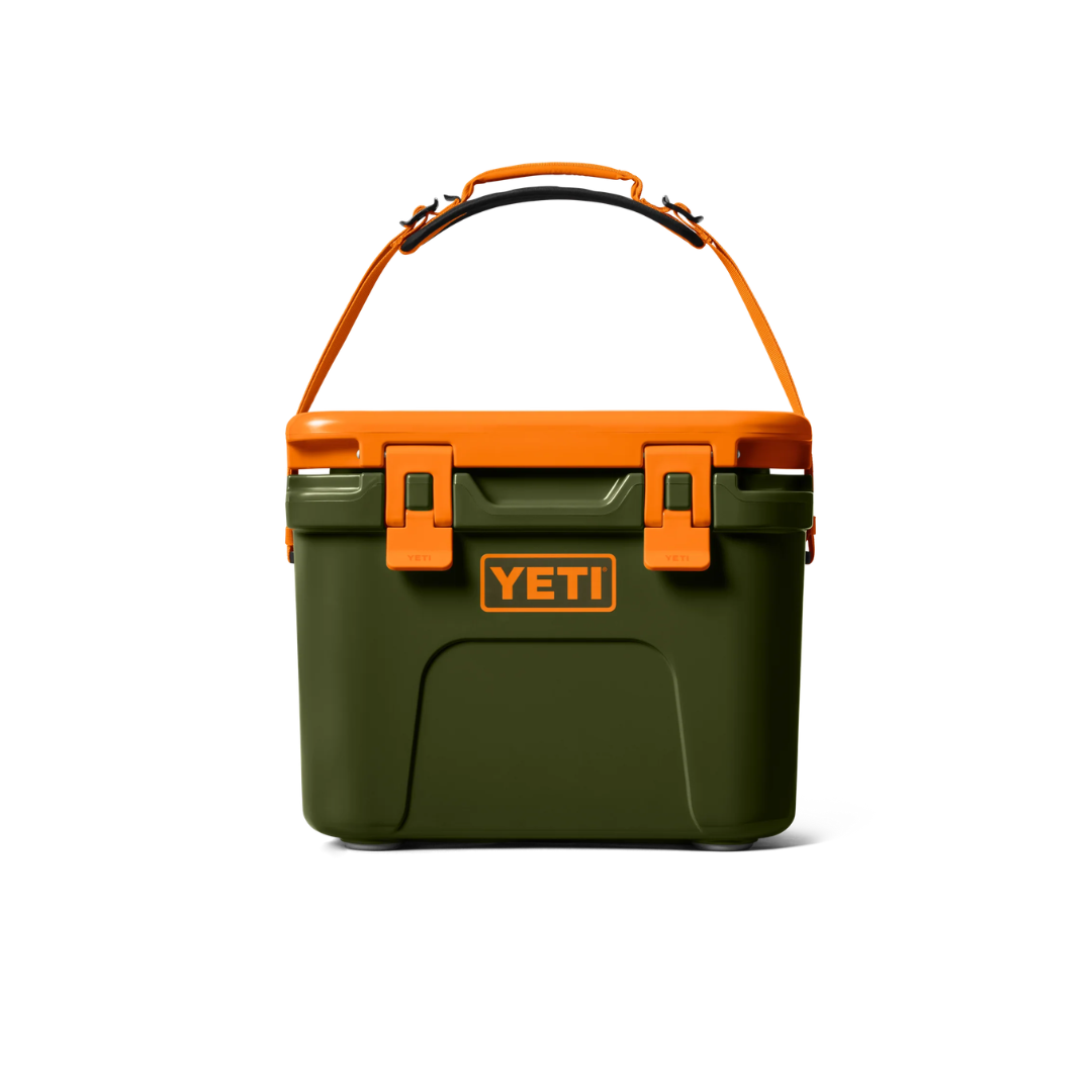 YETI Roadie 15 Hard Cooler - Olive/King Orange