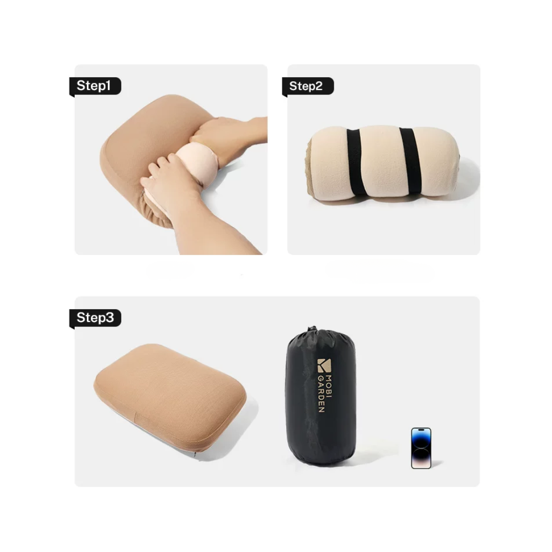 Mobi Garden Memory Foam Camping Pillow