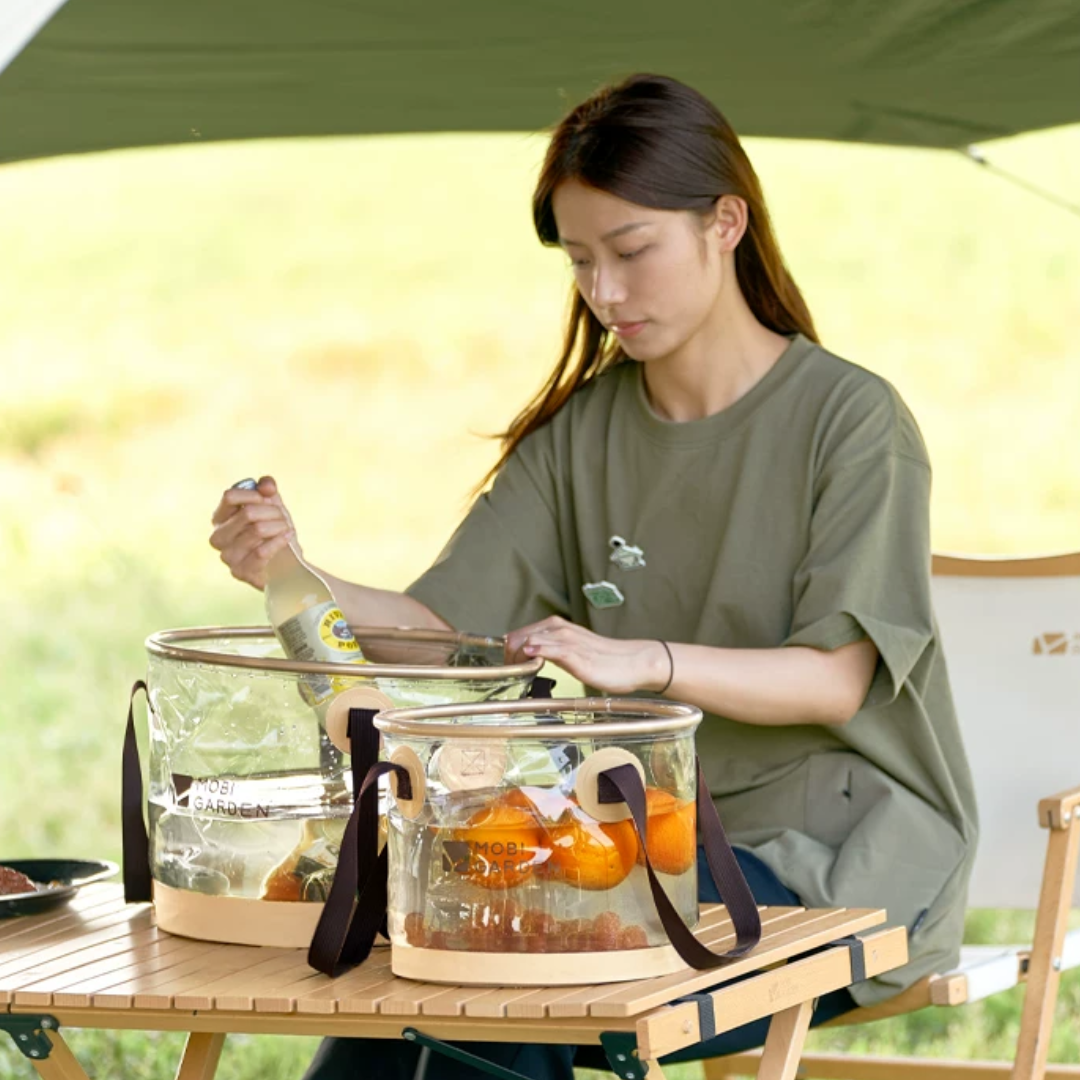 Mobi Garden Semitransparent Foldable Bucket