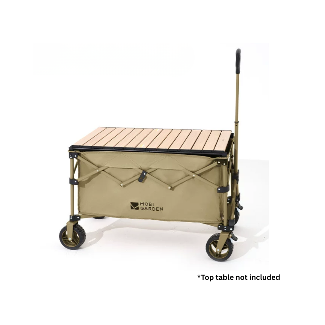 Mobi Garden Cloudy Folding Wagon 200L - Sand