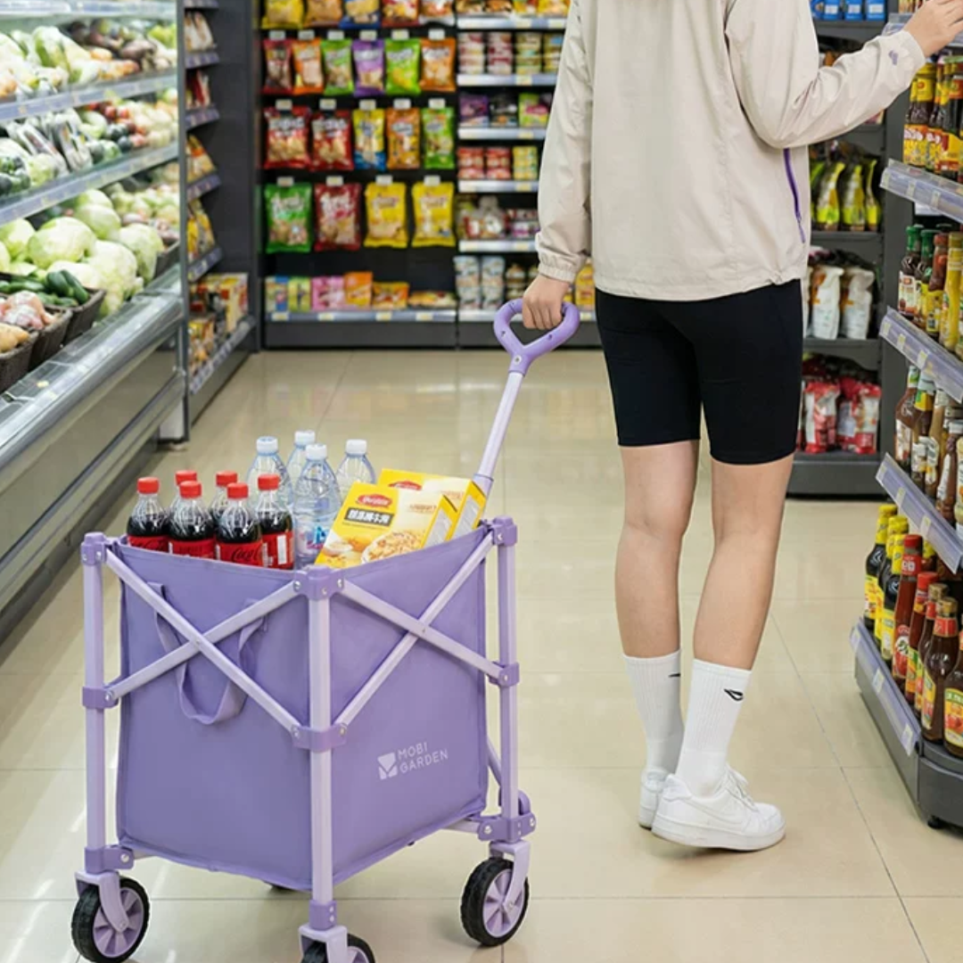 Mobi Garden Cloudy Folding Wagon S60 - Purple