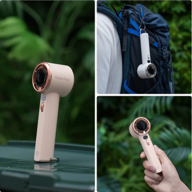 Flextail Max Handheld Fan - White-Goritta Works Sdn. Bhd. 202501017603 (1619017-X)