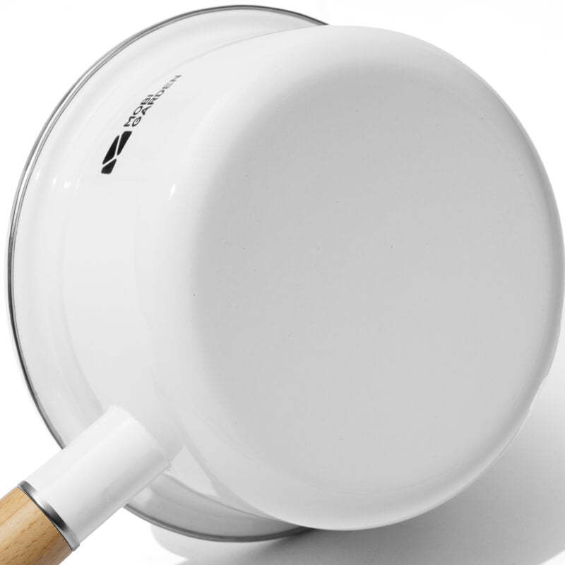 Mobi Garden Huan Yan Enamel Saucepan - White-Goritta Works Sdn. Bhd. 202501017603 (1619017-X)
