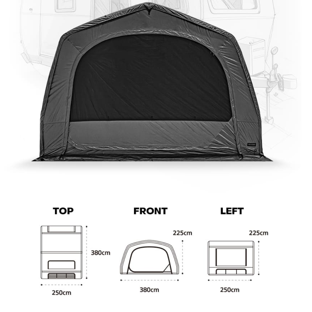 KZM T-250 Air Shelter 4-5 Persons Tent