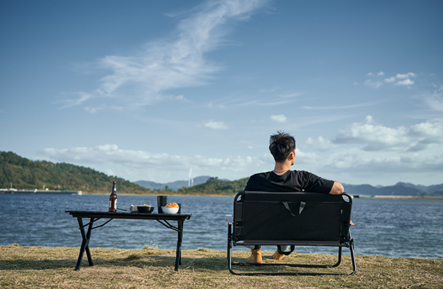 Mobi Garden Yun Mu Double Chair - Black-Goritta Works Sdn. Bhd. 202501017603 (1619017-X)