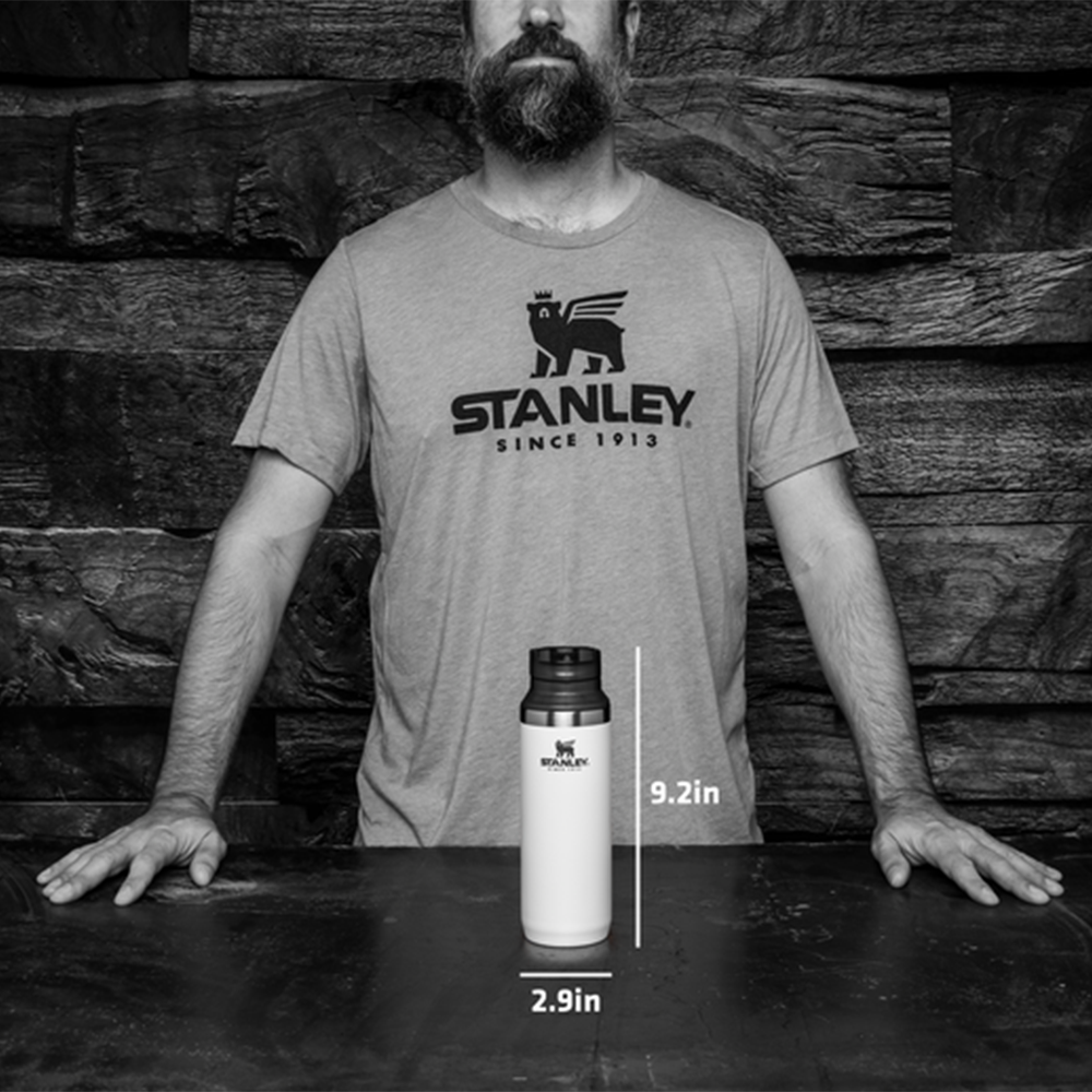 Stanley Adventure 16oz Switchback Travel Mug - Matte Black-Goritta Works Sdn. Bhd. 202501017603 (1619017-X)