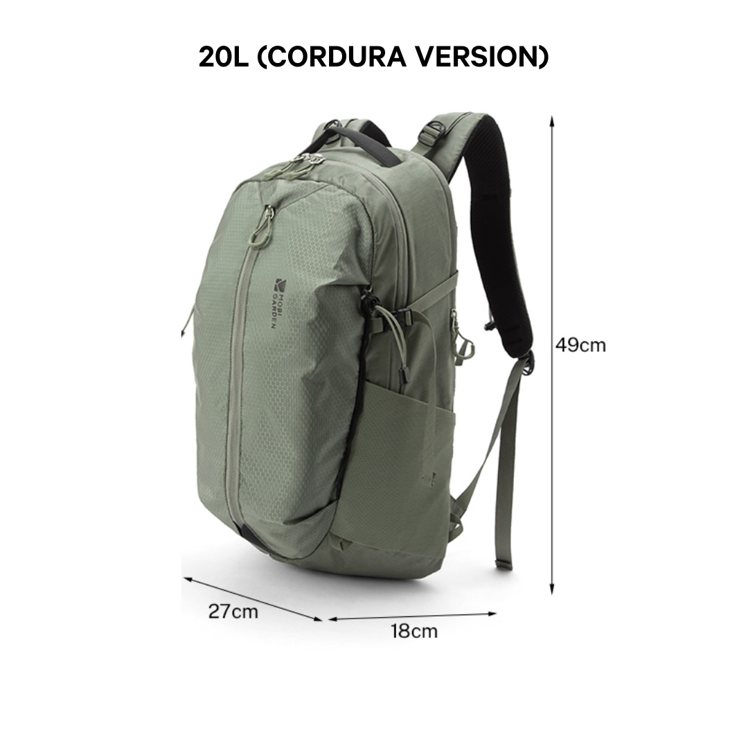 Mobi Garden Cordura 2D Hiking Backpack 20L - Green