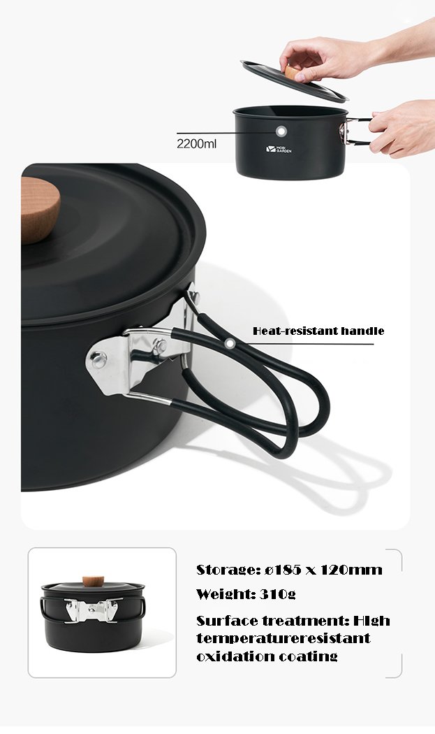 Mobi Garden JY 2.2L Pot - Black