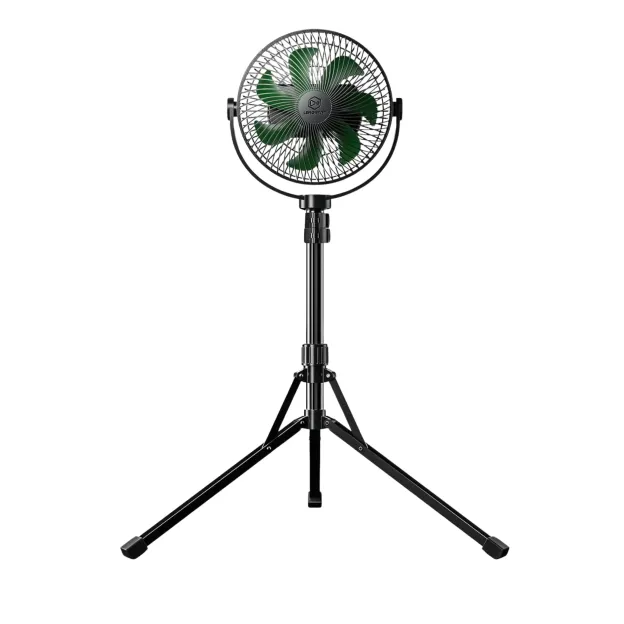 LEMOISTAR 10inch Camping Stand Fan with tripod 20000mAh - Black