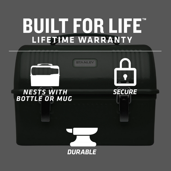 STANLEY Classic Lunchbox 10QT Matte Black-Goritta Works Sdn. Bhd. 202501017603 (1619017-X)