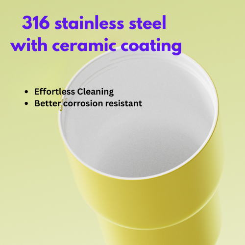 [Copy]Chako Lab Rotation Cup 530ml - Yellow Purple