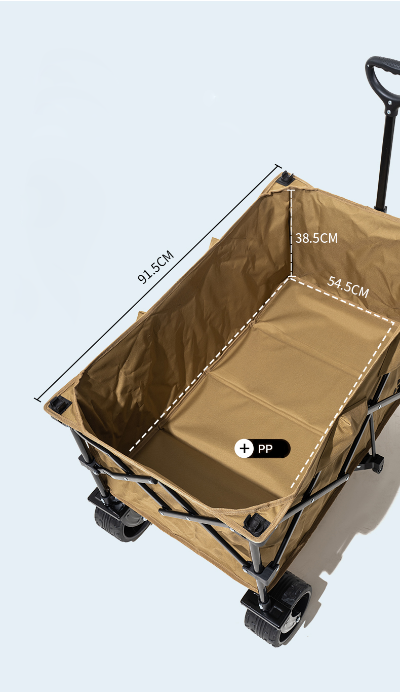 Mobi Garden YJ Folding Wagon S2 - Olive Green