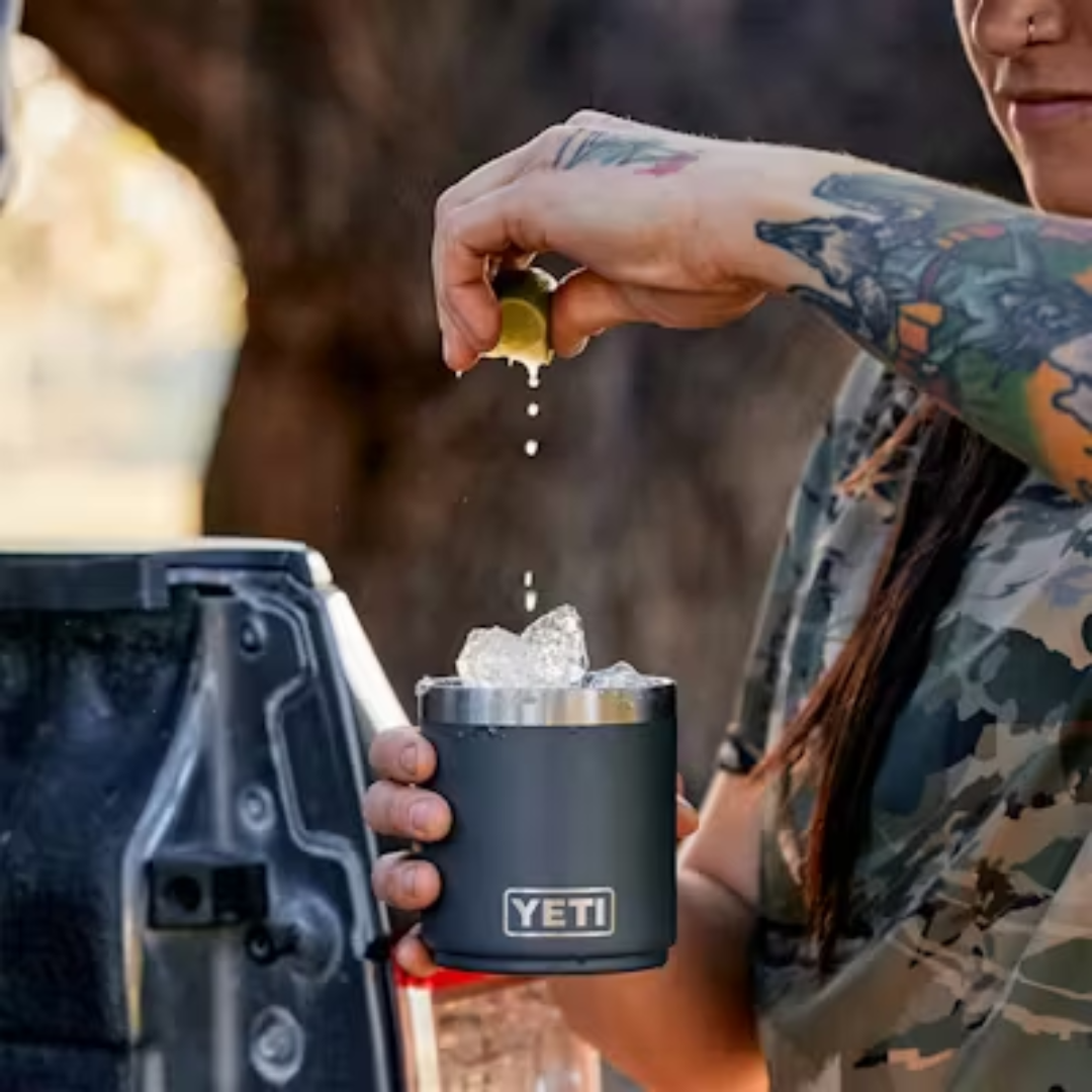 YETI Rambler 10 oz Stackable Lowball with MagSlider™ Lid - Wetlandds Camo