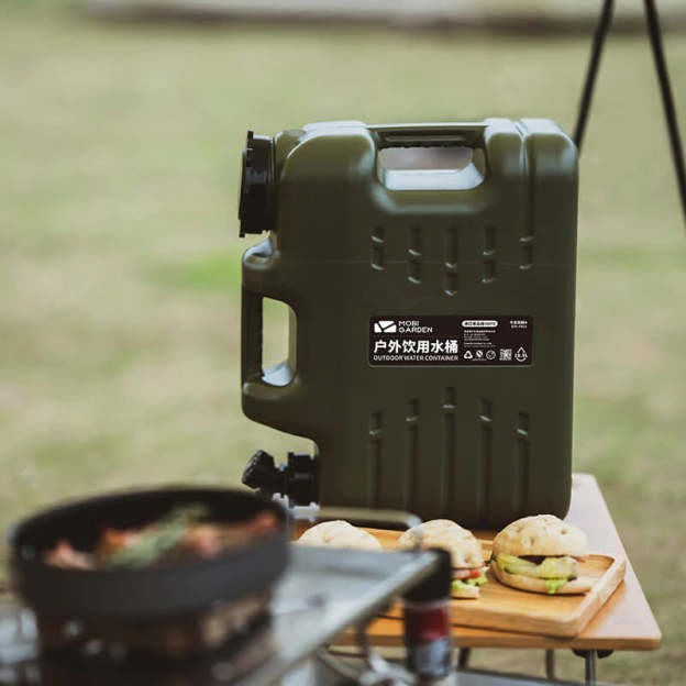 Mobi Garden XZ Buckey Pro Water Tank 18.5L - Olive Green