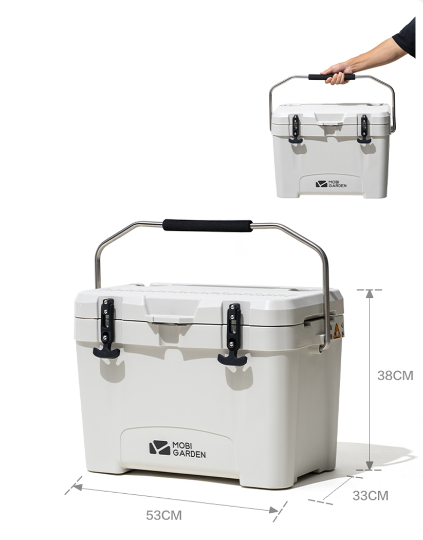 Mobi Garden 25L Cooler Box - Khaki-Goritta Works Sdn. Bhd. 202501017603 (1619017-X)