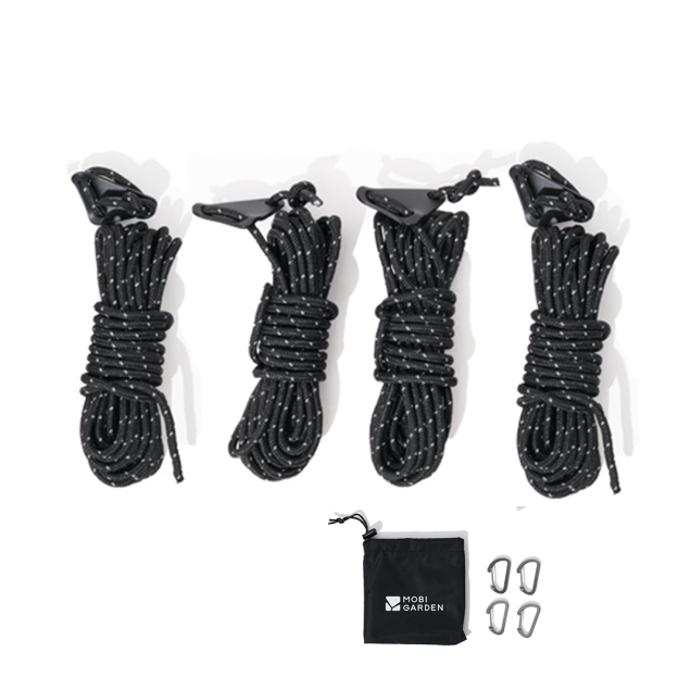 Mobi Garden Guy Rope x4 - Black-Goritta Works Sdn. Bhd. 202501017603 (1619017-X)