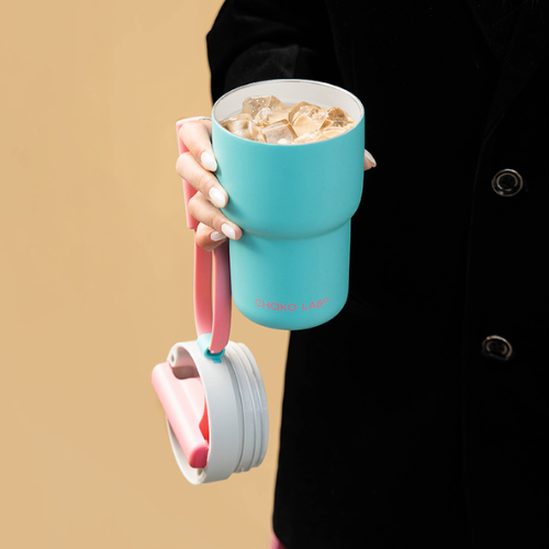Chako Lab Rotation Cup 530ml - Blue Pink