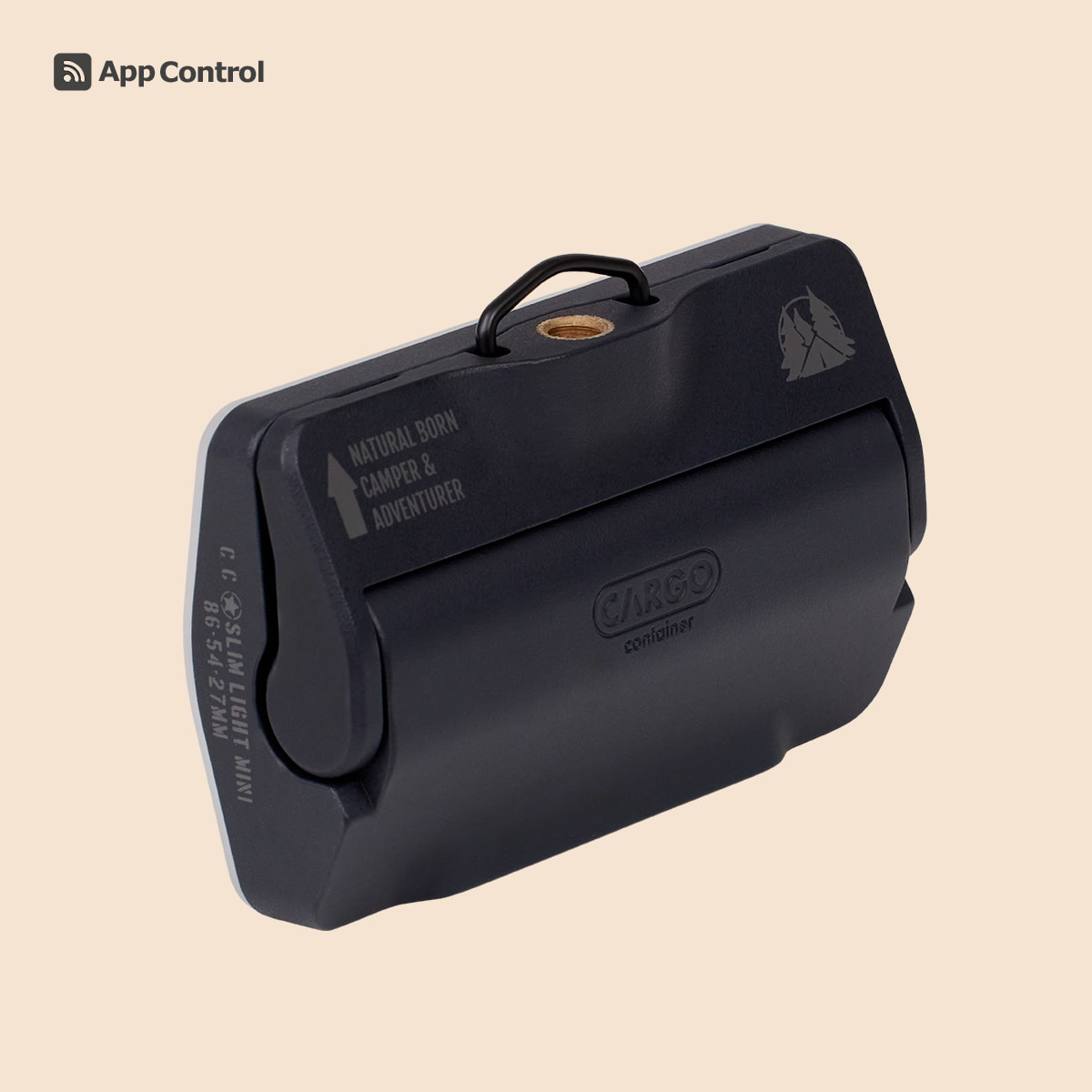 Cargo Container Slim Light Mini - Black