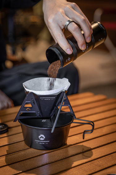 Campingmoon CC-50-BK Coffee Beans Container Black - Medium