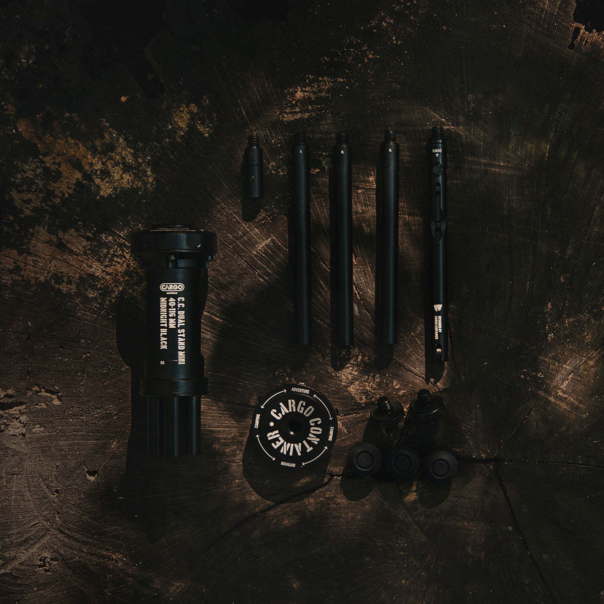 Cargo Container Dual Stand Mini - Black-Goritta Works Sdn. Bhd. 202501017603 (1619017-X)