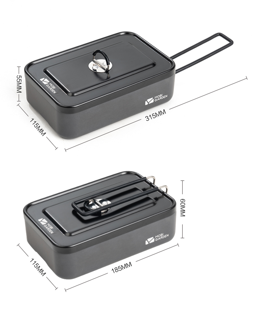 Mobi Garden Lunch Box / Mess Tin with lid